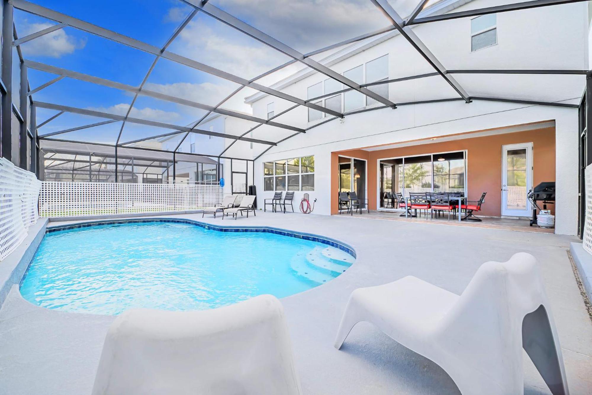 6Br Luxury Home With Private Pool And Bbq Kissimmee Zewnętrze zdjęcie